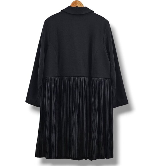 C Wonder Christian Siriano Runway Jacket 2X Black Pleated Skirt Bow Event Dressy - Picture 2 of 11